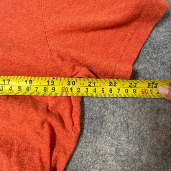 Psycho Bunny Designer Orange 100% Cotton V-Neck T-Shirt Size 4/Small - Picture 8 of 8